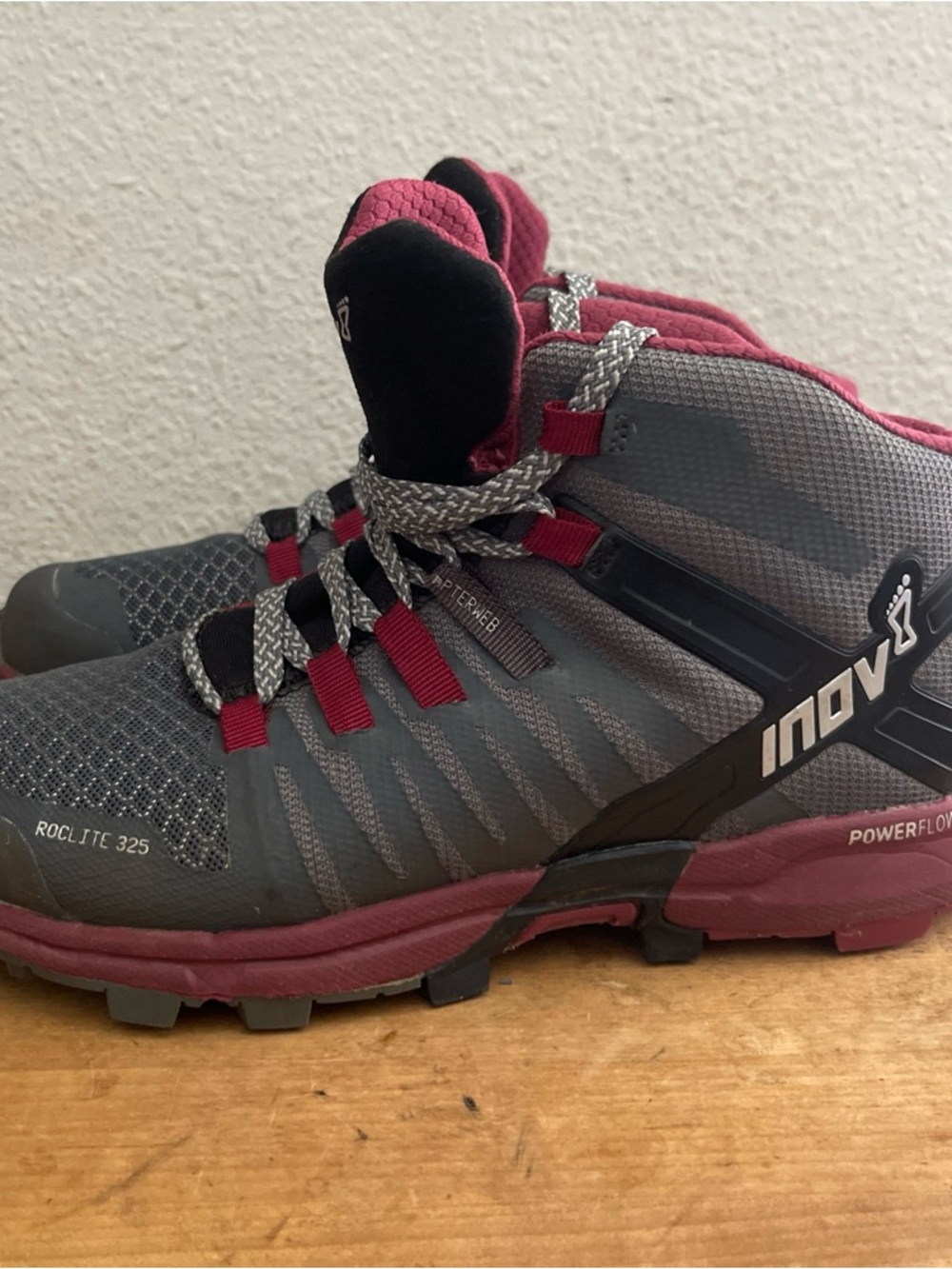 Inov8 Roclite 325 Mid Womens Size 6 Gray Trail Running Hiking Sneakers Shoes - Picture 5 of 11